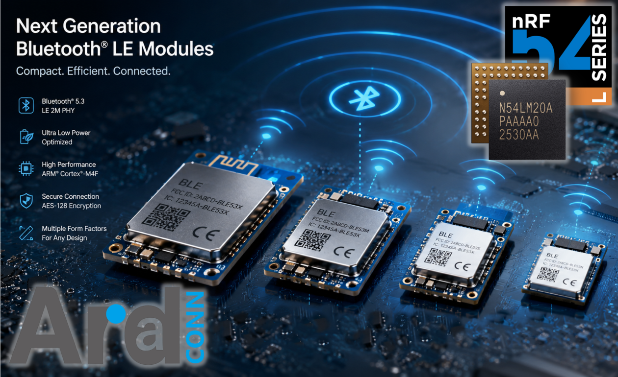 Arad Connectivity MN54LM-20A BLE Bluetooth Module Smartphone Connection Full-Axis Test Report (1M PHY)
